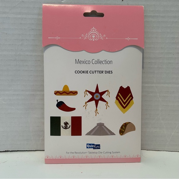 Quickutz 7-pc cookie cutter dies - MEXICO Collection - Picture 1 of 5
